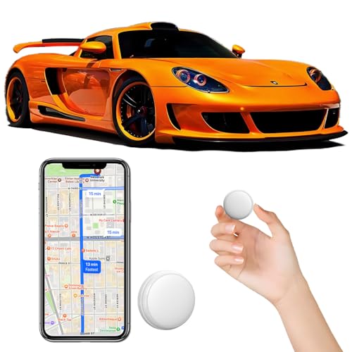 No Subscription Vehicle GPS Tracker Portable Car GPS Tracker Mini Magnetic GPS Device Full Coverage Pinpoint Vehicle Location Elderly Children Pets No SIM Card Required