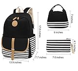 SCIONE Backpacks for Women Teen Girls,Large Capacity BookBag with USB Charger Port,Canvas Backpack-Back School Gift for Girls