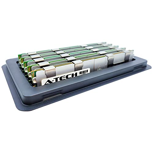 A-Tech 256GB Kit (8x32GB) Memory RAM for Dell R720MHz PC3-14900 ECC Load Reduced LRDIMM 4Rx4 1.5V - Server