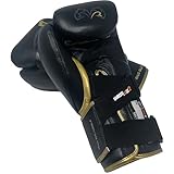 Rival Boxing RFX-Guerrero-V HDE-F Bag Gloves - 10 oz. - Black/Gold