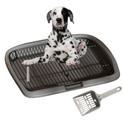 Pet Training Tray Pet Training Pads Holder Dog Toilet Pee Pad Holder Indoor Dog Potty Tray Easy Cleaning Removable Mesh (L)