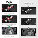 Joinfworld Battery Disconnect Switch 12V 48V Waterproof Marine Top Post Battery Disconnect Switch 12 Volt Battery Cut Off Switch Master for Car RV Boat ATV UTV Vehicles