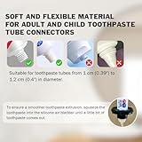 Toothpaste Dispenser - Automatic Toothpaste Dispenser - Automatic Toothpaste Dispenser Countertop - Toothpaste Dispenser for Kids and Adults - White