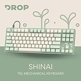 DROP Expression Series Shinai TKL Mechanical Keyboard - Holy Panda X Tactile Switches - PBT Double-Shot Keycaps - LED Backlight - Green