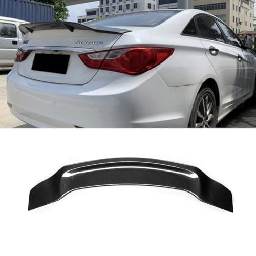 Rear Trunk Spoiler Wing for Hyundai Sonata 8 2011-2014 Rear Roof Spoiler Roof Wing Body Kit Car Accessories (Carbon Fiber Look)