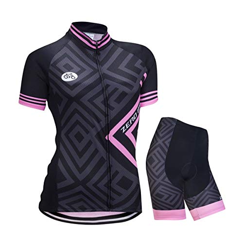 ZEROBIKE® Women's Short Sleeve Cycling Jersey Jacket Cycling Shirt Quick Dry Breathable Mountain Clothing Bike Top