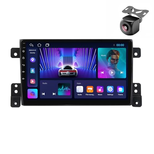 Android 12 System for Suzuki Grand Vitara 3 2005 2006 2007-2015 2 DIN Car Stereo With FM SWC CarPlay Android Auto GPS Navigation Touch Screen Upgrade Car Radio Multimedia Player (M100CP 4core 1+32G)