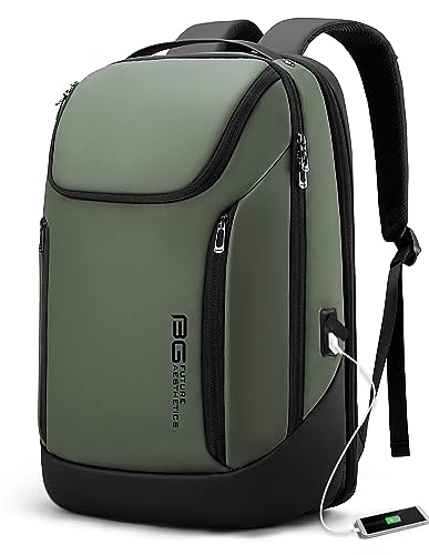 BANGE Business Smart Backpack Waterproof fit 15.6 Inch Laptop Backpack with USB Charging Port,Travel Durable Backpack