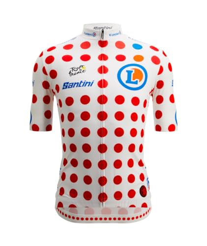 Santini Tour De France Fan Line Polka Dot Jersey - Men's Pois, L