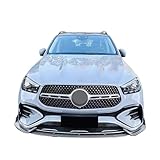 Compatible For Benz GLE Class GLE Coupe W167 C167 2024+ High Quality ABS Black Car Bumper Front Lip Spoiler Knife Cover Body Kit(ABS carbon)