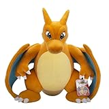 Pokemon 24" Jumbo Charizard Large Plush - Charmander Evolution Figure - Officially Licensed - Authentic Giant Stuffed Animal Toy - Easter Basket Stuffer Gift for Kids, Boys, Girls