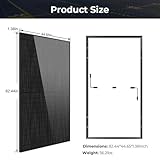 SUNGOLDPOWER 10PCS 500 Watt Monocrystalline Solar Panel UL61730 11BB Grade A Cell,Black,IP68, for 12V/24V/48Vdc RV,Home,Farms,Parking Lot,Marine,on/Off-Grid System(5000W)