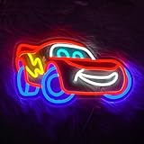 Neon Signs for Wall Decor,Racing Car LED Sign for man cave,Sports Car,Neon Lights Gaming Boy Living Room,Neon Light Sign for Car Store Playroom Garage Room Birthday Party Art Decoration