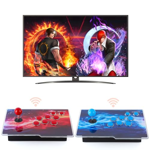 【29,800 Games in 1】 Pandora Box Arcade Console – Retro Video Game Machine with Dual Joysticks, 3D System, 4-Player Support, HDMI/VGA Compatible, Save & Search Features (29800 Games Separate)
