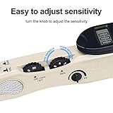 Heswea Electronic Acupuncture Pen Meridian Pen Find Acupoints Automatically with 3 Massage Heads Rechargeable