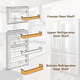 Kojem 29325760166 Replacement Refrigerator Door Shelf Kit Compatible with Dometic Refrigerator Freezer/Upper/Bottom Door Shelf