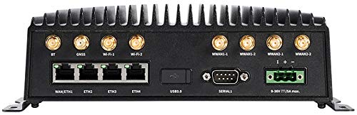 DIGI WR54-A206 Digi WR54 Dual LTE, Wi-Fi, Worldwide, Cellular Router, 4 RJ45 Ethernet Ports, 1 DB-9 RS-232 Port, 867 Mbps 802.11ac Wi-Fi for WAN or LAN