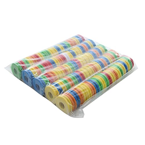 BESPORTBLE 100pcs Multicolor Fishing Line Bobbin Spools Shape Fishing Line Reels Tackle Storage Winding Boards Fishing Line Wire Organizer