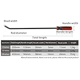 Small Crowbar Multifunctional Heavy Pry Bar Set Repair Manual Special Tool Motorcycle Bicycle Car Tire Tire Changer Crowbar (Color : 8inch) (12inch)