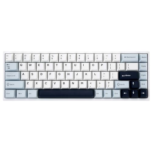 GK GAMAKAY TK68 HE Rapid Trigger Mechanical Keyboard Hall Effect Hot-swap Magnetic Switch, Snap Tap, 68 Keys PBT Keycap Bluetooth/2.4GHz/Wired 65% RGB Esports Gaming Keyboard (Magnetic Phoenix Switch)
