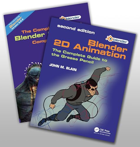 'The Complete Guide to Blender Graphics' and 'Blender 2D Animation': Two Volume Set