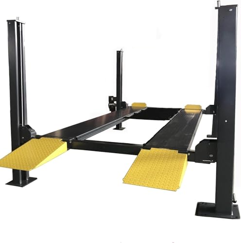 DMC-FPPS 8500 lbs Four Post Parking Lift, 110V Heavy Duty 4 Post Lift w/Caster, Suit for Workshop, Maintenance Shop 3 Year Warranty