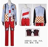 Moving forward Cosplay Costume Outfit Halloween Carnival cos daily Dress costume Automobile Exhibition spp (Morisawa Chiaki, Male M)