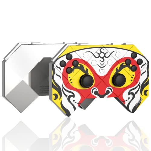PB TAILS Small Bluetooth Controller - Portable Turbo Controller for PC, Switch, Steam, Steam Deck - 4 Vibration Levels, Gyroscopic Sensors, Auto Wake-Up, PC Gamepad is Ideal Gamer Gift