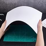 BENECREAT 4 Pcs 2mm PVC Foam Sheet White Plastic Sheet 11.8x15.7 Inch Lightweight Rigid Foam Expanded PVC Sheet for Crafts, DIY Making, Screen Printing and Art Display