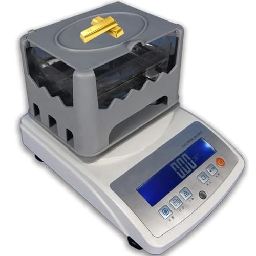Gold Purity Content Detector Gold K Value Tester Gold and Silver Density Meter, Precious Metals Testing Machine Precious Metal Analyzer(300A)