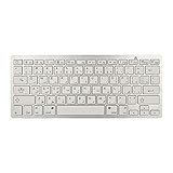 Meega Wireless Arabic Keyboard, Minority Language Ultra Thin Lightweight Silent Bluetooth Keyboards for Laptop/Computer/Surface/Desktop/Smart TV