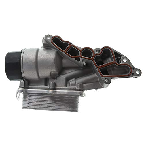 A-Premium Oil Filter Housing Assembly Replacement for Mercedes-Benz W203 W219 C230 C350 CL550 CLS550 E550 ML350 R350 SLK280 2003-2015