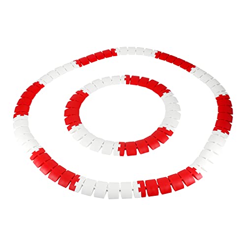 Abendor New 120 Pcs Drift Field Fence Drift Track for 1/28 Wltoys K979 K999 Mini-Z Mini-D Rc Car,Soft Silicone Durable Anti-Scratch Drift Runway Race Car Track Decorative Accessories