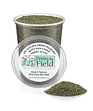 from The Field | Fine Ground Stalkless Catnip | Premium USA-Grown Catnip for Toys & Playtime | Fresh, Potent, Non-Toxic, Eco-Friendly | Safe for Kittens & Cats | Resealable 6 oz Tub