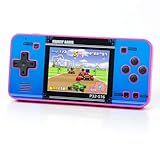 Handheld Game for Kids ，Built-in 220 32-bit Video Games, 3.0” IPS Screen, Rechargeable Portable Game Console, Travel Mini Arcade Electronic Toys Gift for Boys and Girls (Red+Blue)