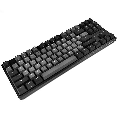 DURGOD Taurus K320 TKL Mechanical Gaming Keyboard - 87 Keys - Double Shot PBT - NKRO - USB Type C (Cherry Blue, Space Grey)