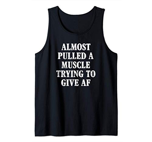Workout Funny Saying Gym Quote Sarcastic Exercise Fitness Tank Top