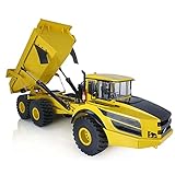 TOUCAN RC HOBBY Hobby Grade 1/14 6X6 Xdrc Metal Hydraulic Rc Articulated Truck Dumper Tipper RTR Radio Battery Lights Sound