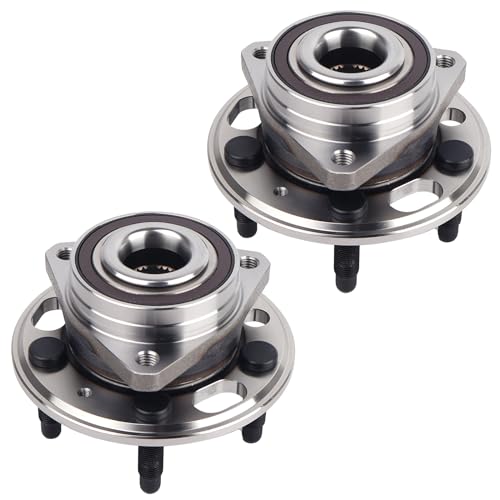 PAROD Pair 513288 Front/Rear Wheel Hub Bearing Assembly Compatible with Chevy Malibu, Impala, Equinox, GMC Terrain, Buick Lacrosse, Cadillac XTS, CTS, Regal, 5 Lugs w/ABS