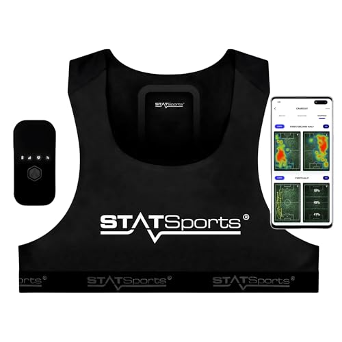 STATSports APEX Athlete Series Soccer Tracker - Advanced Fitness GPS Performance Tracking Vest for Players – Accurate Activity Tracker & Insights - Football & Soccer Training Equipment, Youth L