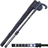 Walking Cane for Men & Women - Adjustable, Heavy Duty, 1 Million Volt Stun Device with Ultra Bright LED Flashlight