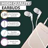 XOSDA Bulk Earbud Headphones 200 Pack for School Classroom Kids, Wholesale Wired Earphones Durable Class Set for Students Children Toddler Teens Boys Girls and Adult (XPG101, 200 PCS)