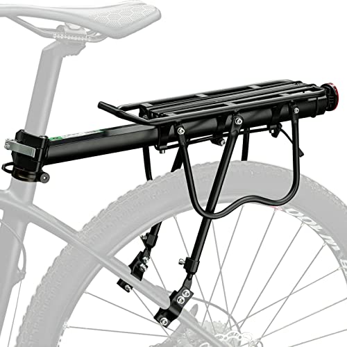 ROCKBROS Rear Bike Rack Quick Release Bike Cargo Rack Luggage Bike Rack Rear Mountain Bike Rack Loads165lbs Capacity