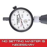 Starrett Inch Reading Dial Indicator Internal Chamfer Gage - Precision Measurement for Chamfered Holes - 0-1" Range, 001" Graduation, 0-90 Angle - 683-3Z