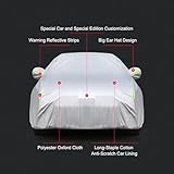 Car Cover for Volkswagen VW Passat B8 Variant/Passat Variant Alltrack/Passat Variant GTE/HighLine Wagon 2016-2022 All Weather Waterproof Rain Snow UV Windproof Protection Cover with Reflective Strips