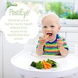 PestiEye - Pesticide Measurer Device for Washing Fruits & Vegetables, Perfect to use Before Fruit and Vegetable Wash, Blenders, Baby Food Makers, Baby Puree Makers, Food Processors, Salad Spinners,