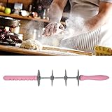 Croissant Cutter,Stainless Steel Croissant Roller Slices,Evenly Shaped Dough Pastry Wheel,Rolling Knife Kitchen Baking Tool,Multifunction Pastry Dough Rolling Knife