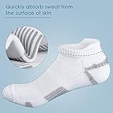 Airacker Ankle Athletic Running Socks Cushioned Sports Low Cut Tab Socks for Men & Women