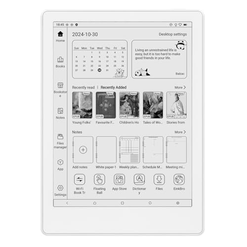 Meebook M8 | 7.8" eReader | HD 300PPI Eink Screen | Octa-core 2.2Ghz | 4+64G | 1TB TF Slot Expansion | Android14 | WiFi | BT5.2 | Double Microphone/Speakers | G-Sensor | Support Google Play | White