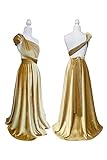 72styles Velvet Infinity Dress with Bandeau,Convertible Bridesmaid Dresses,Plus Size Velvet Wrap Maxi Long Dress Multiway Formal Dress Gold